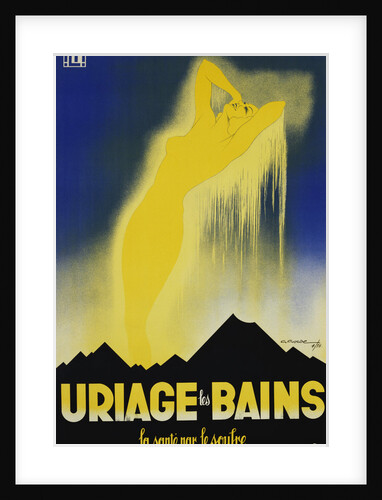 Uriage les Bains Hot Spings Poster by Gaston Gorde