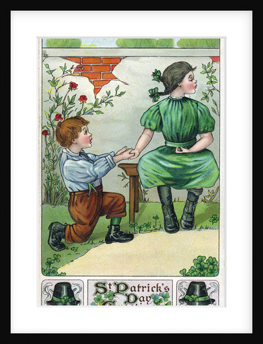 St. Patrick's Day Greetings Greeting Card by Anonymous