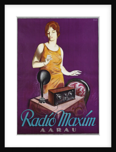 Radio Maxim Poster by Otto Ernst