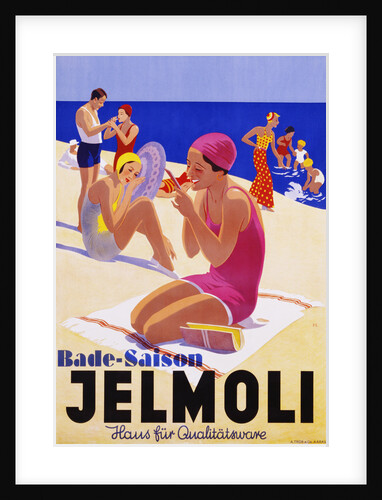 Bade-Saison Jelmoli Poster by Anonymous