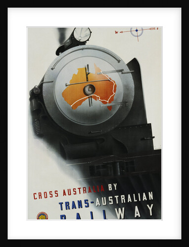 Trans-Australian Railway Poster by Gert Sellheim
