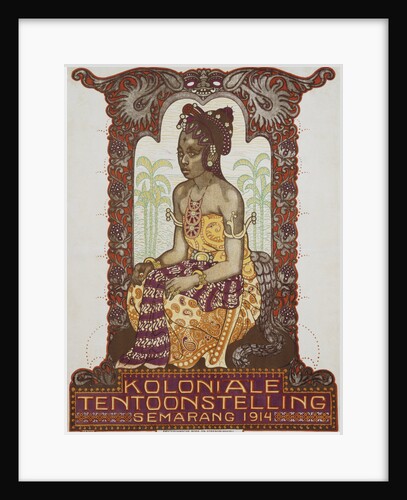 Koloniale Tentoonstelling Poster by Albert Hahn