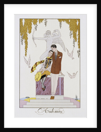 L'Automne Poster by Georges Barbier