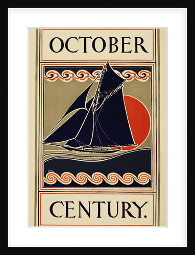 October Century Poster by H.M. Lawrence