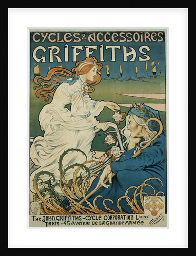 Cycles et Accessoires Griffiths Poster by Henri Thiriet