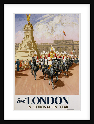 Visit London in Coronation Year Poster by Anonymous