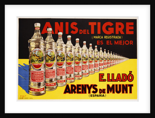 Anis Del Tigre Alcoholic Beverage Poster by Zsolt