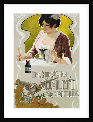 Inchiostri G. Diletti Brisighella Writing Ink Poster by Anonymous