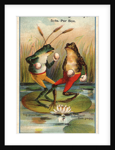 Frog Versus Toad Red Cross Cough Drops Advertisement by Anonymous