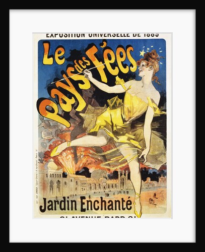 Le Pays des Fees Poster by Jules Cheret
