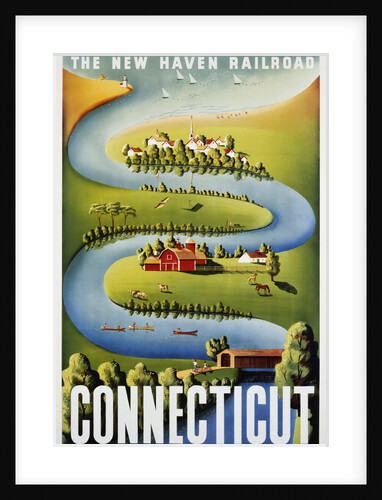 Connecticut Poster by Ben Nason