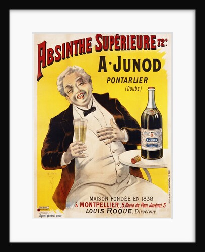 Absinthe Superieure Beverage Poster by Anonymous