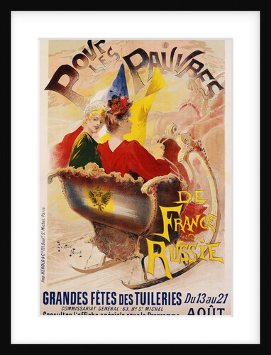 Pour les Pauvres Charity Festival Poster by Gaston Noury