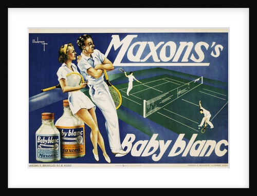 Maxons's Baby Blanc Linen Wash Poster by Meulemans