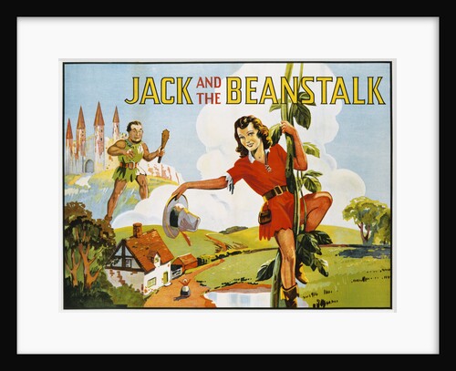 Jack and the Beanstalk Color Print by Anonymous