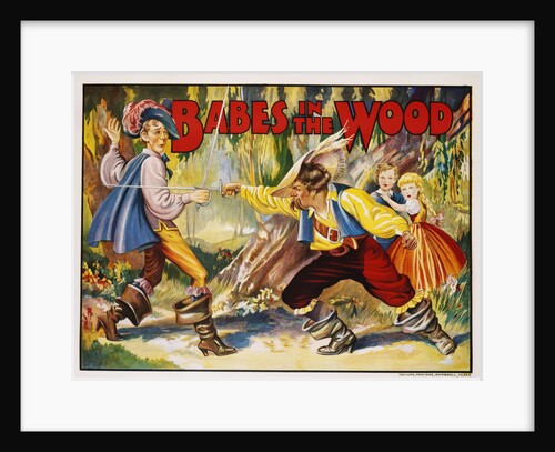 Babes in the Wood Color Print by Anonymous