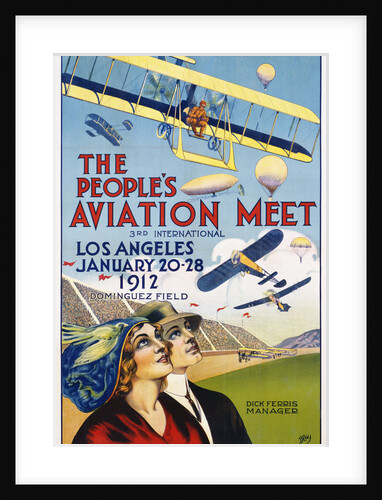 The People's Aviation Meet Poster by Anonymous