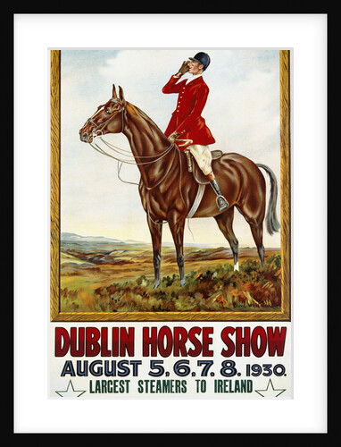 Dublin Horse Show Poster by Olive Whitmore