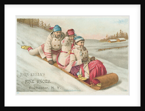 John Kelly Fine Shoes Victorian Trading Card Advertisement by Anonymous