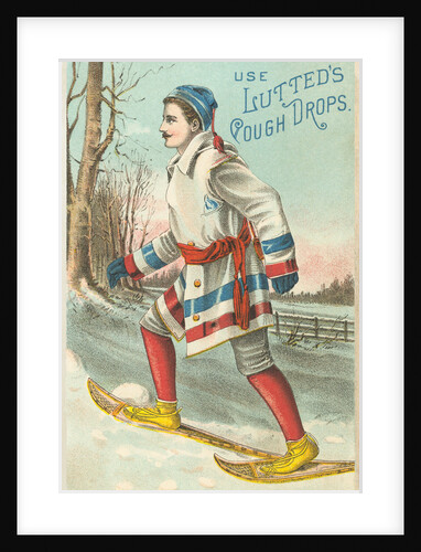 Use Lutted's Cough Drops Victorian Trading Card Advertisement by Anonymous