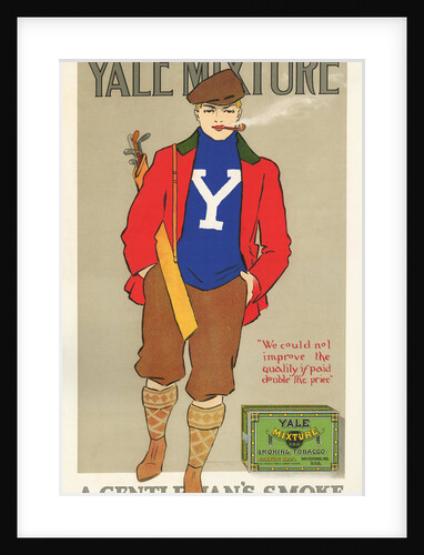 Yale Mixture: A Gentleman's Smoke Poster by Anonymous