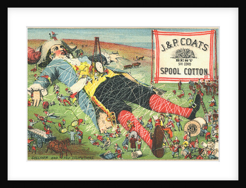 J.&P. Coats Spool Cotton Trade Card by Anonymous