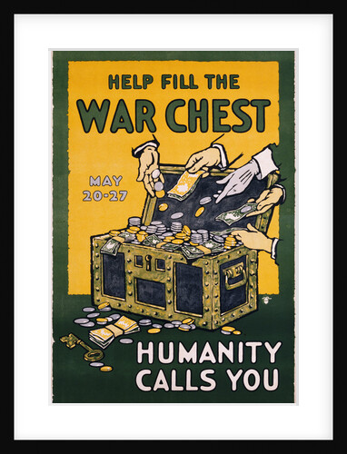 Help Fill the War Chest Poster by Anonymous