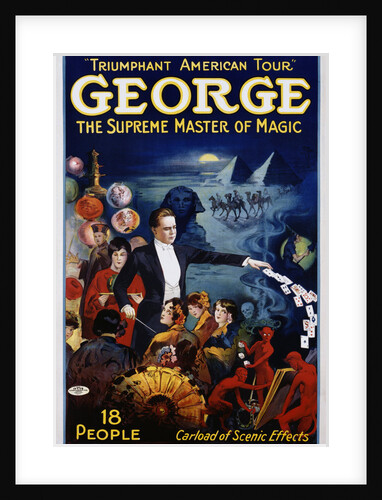 George The Supreme Master of Magic Poster by Anonymous