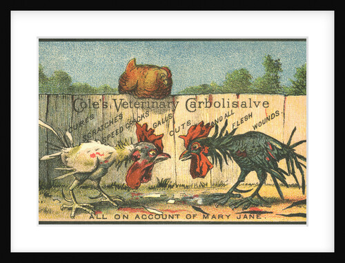 Cole's Veterinary Carbolisalve Trade Card by Anonymous