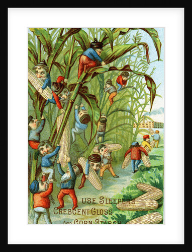 Use Sleeper's Crescent Gloss and Corn Starch Forbes Company Trade Card by Anonymous