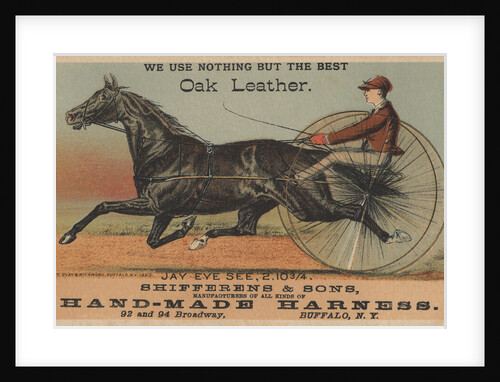 Hand-Made Harness Shifferens and Sons Trade Card by Anonymous