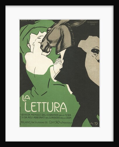 La Lettura Cover by Marchello Dudovich