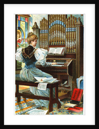 The Estey Phonorium Trade Card by Anonymous