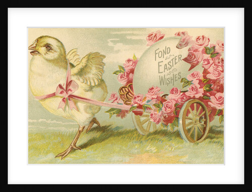 Fond Easter Wishes Postcard by Anonymous