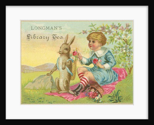 Longman's Library Tea Trade Card by Anonymous