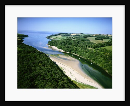 Aerial View of River Erme by Anonymous