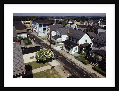 Houses Lining Empty Suburban Streets by Anonymous