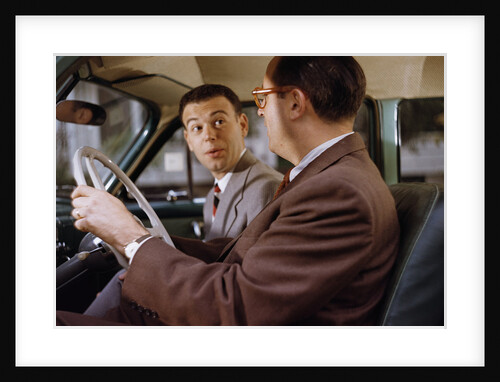Businessmen Carpooling to Work by Anonymous