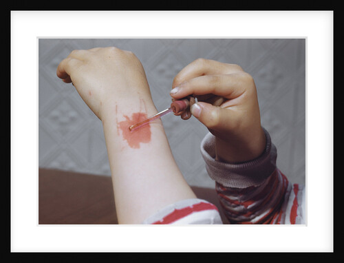 Placing Medicine on Infection by Anonymous