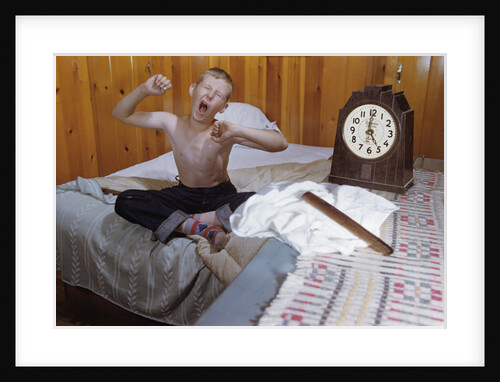 Boy Waking Up by Anonymous