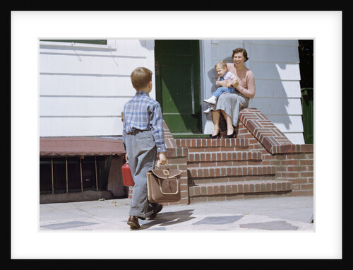 Boy Returning from School by Anonymous