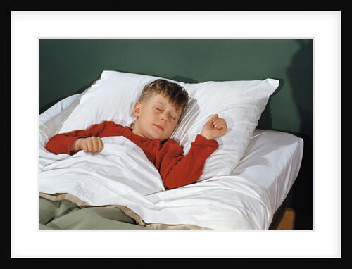 Child Sleeping in Bed by Anonymous