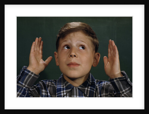 Boy Holding out Hands by Anonymous