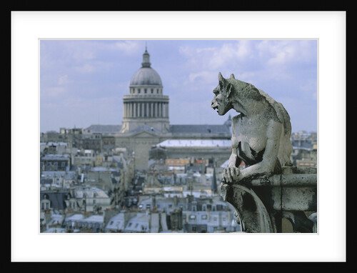 Gargoyle Looking Toward the Pantheon by Anonymous