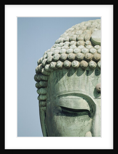 Detail of the Face of the Great Buddha of Kamakura by Anonymous