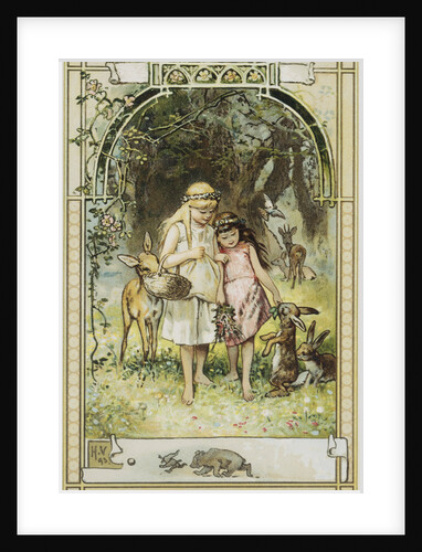 Kinder und Hausmarchen Book Illustration by Hermann Vogel