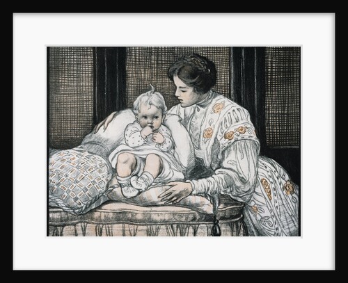 New Baby's Biography Book Illustration by Ruth Mary Hallock