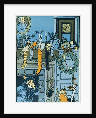 Denslow's Night Before Christmas Book Illustration by William W. Denslow