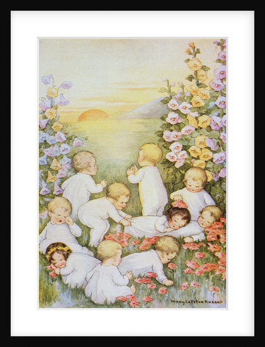 Little Homespun Songs and Verses Book Illustration by Mary LaFetra Russell