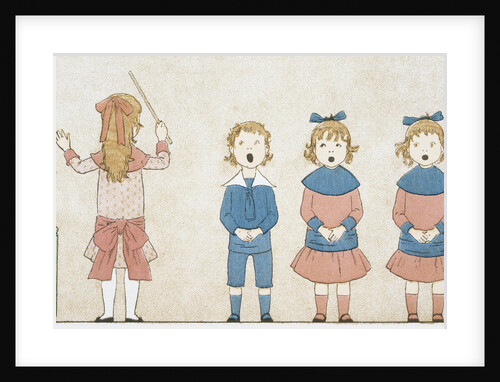 Book Illustration of Singing Children by Boutet de Monvel